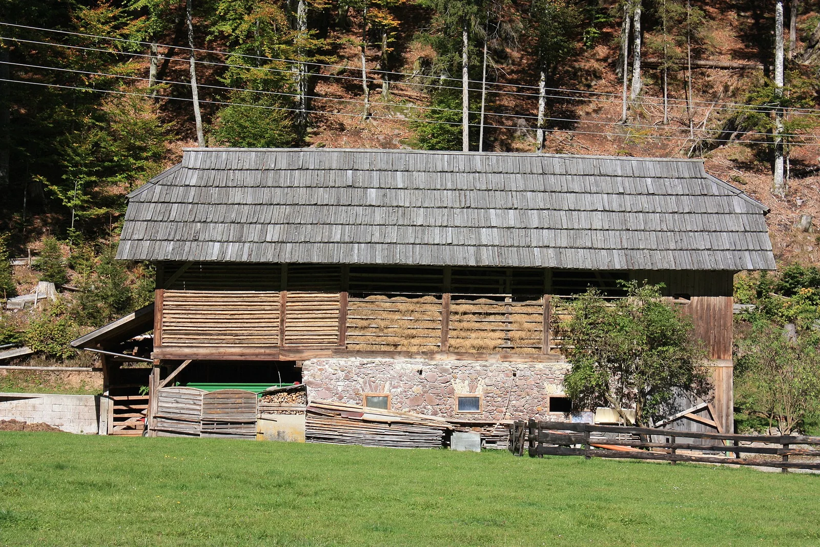 Landwirtschaftlicher Hof mit Heulager in Österreich